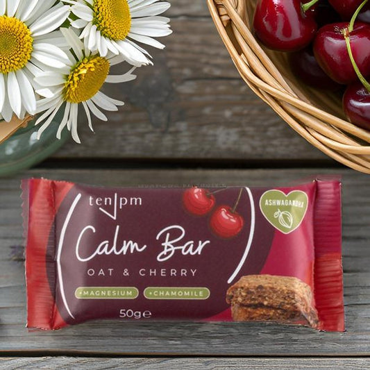 Ten PM Calm Bar - Oat & Cherry 50g