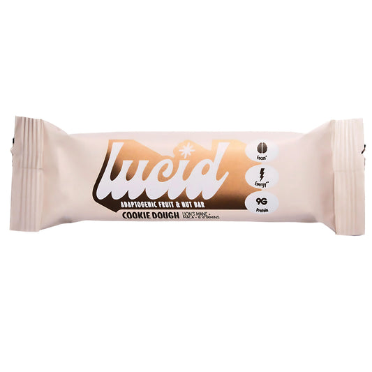 Lucid Cookie Dough Energy & Focus Nutrition Bar 50g
