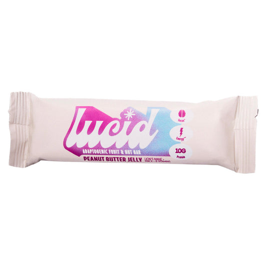 Lucid Peanut Butter Jelly Energy & Focus Nutrition Bar 50g