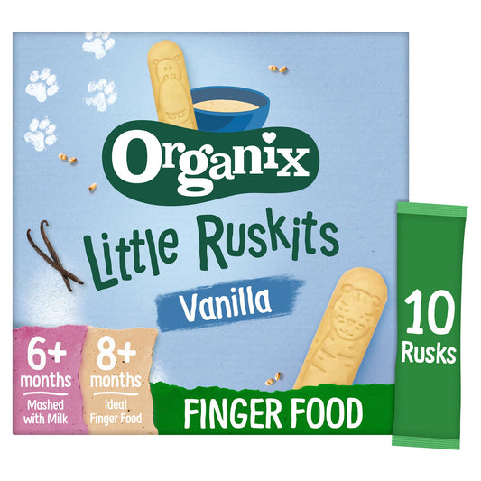 Organix Little Ruskits Vanilla 60g