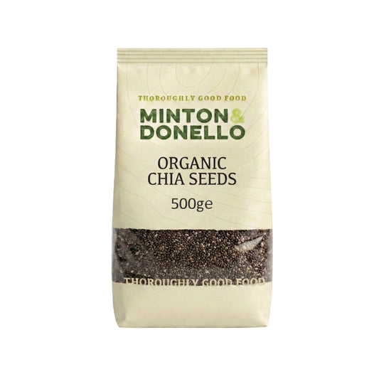 Minton & Donello Organic Chia Seeds 500g