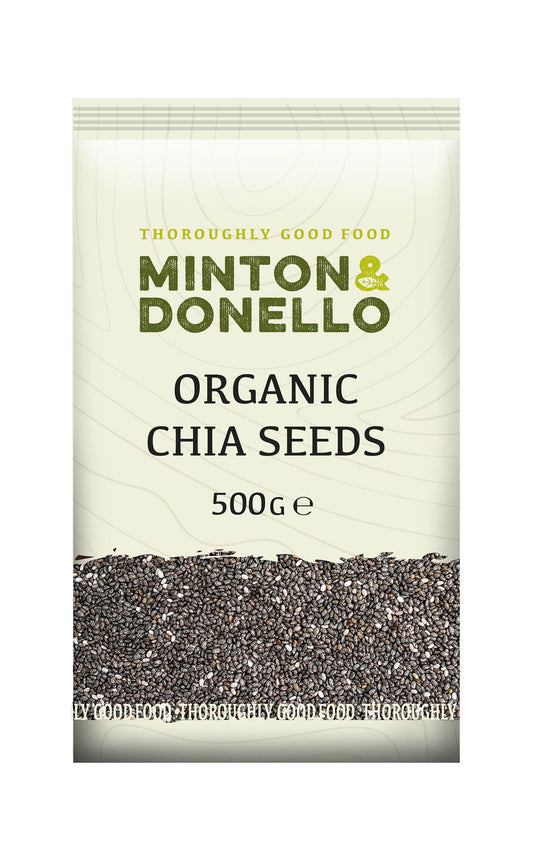 Minton & Donello Organic Chia Seeds 500g