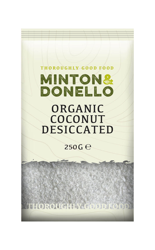 Minton & Donello Organic Coconut Dessicated 250g