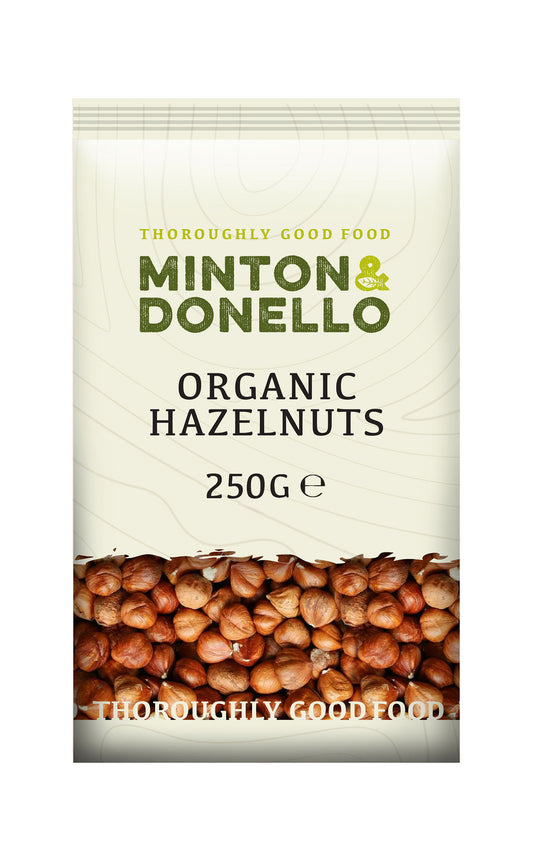 Minton & Donello Organic Hazelnuts 250g