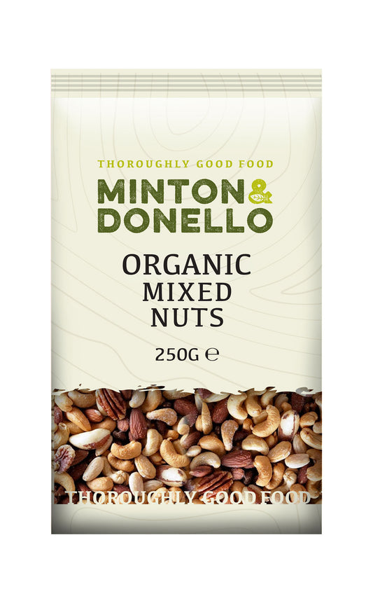 Minton & Donello Organic Mixed Nuts 250g