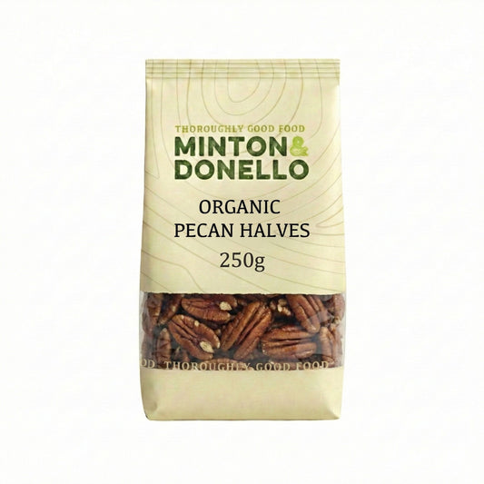 Minton & Donello Organic Pecan Halves 250g