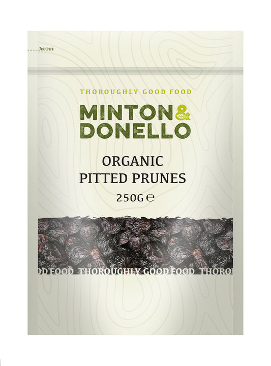 Minton & Donello Organic Pitted prunes 250g
