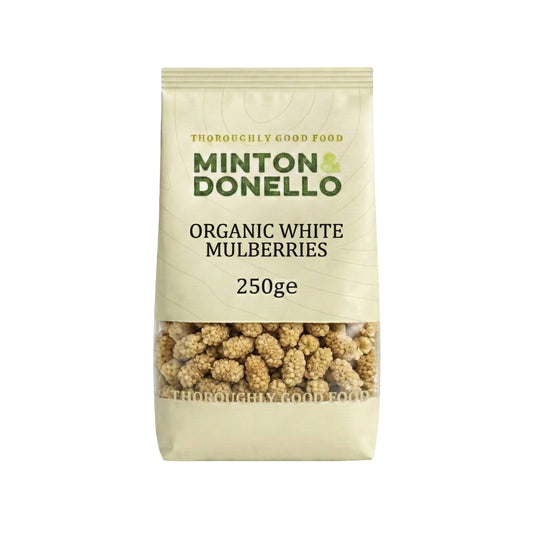 Minton & Donello Organic White Mulberries 250g