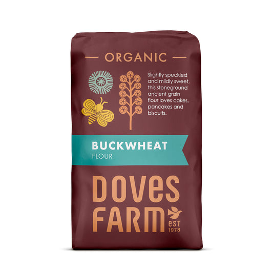 Doves Farm Organic wholemeal Buckwheat Flour 1kg