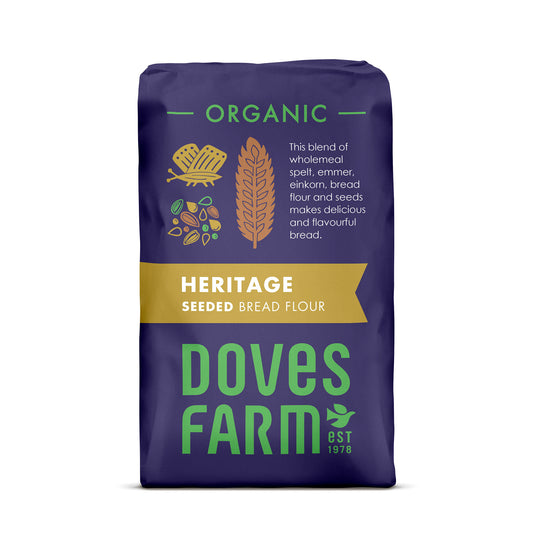 Doves Farm Organic Heritage Seeded Bread Flour 1kg