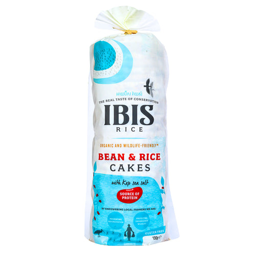 IBIS Organic Bean & Rice Cakes with Kep Sea Salt 130g