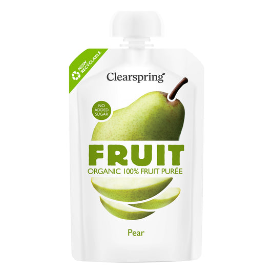 Clearspring Organic FRUIT 100% Fruit Puree - Pear 100g