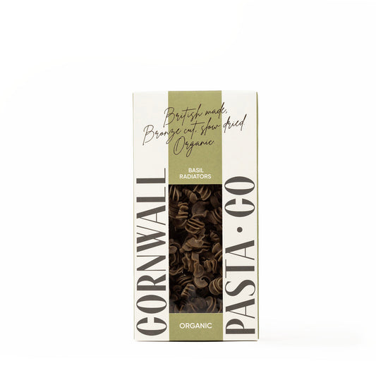 Cornwall Pasta Co Organic Basil Radiators 300g