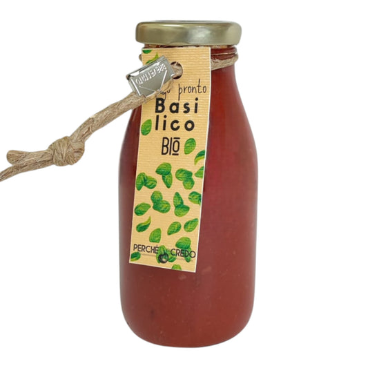 Perch Ci Credo Organic Basil Sauce 250ml