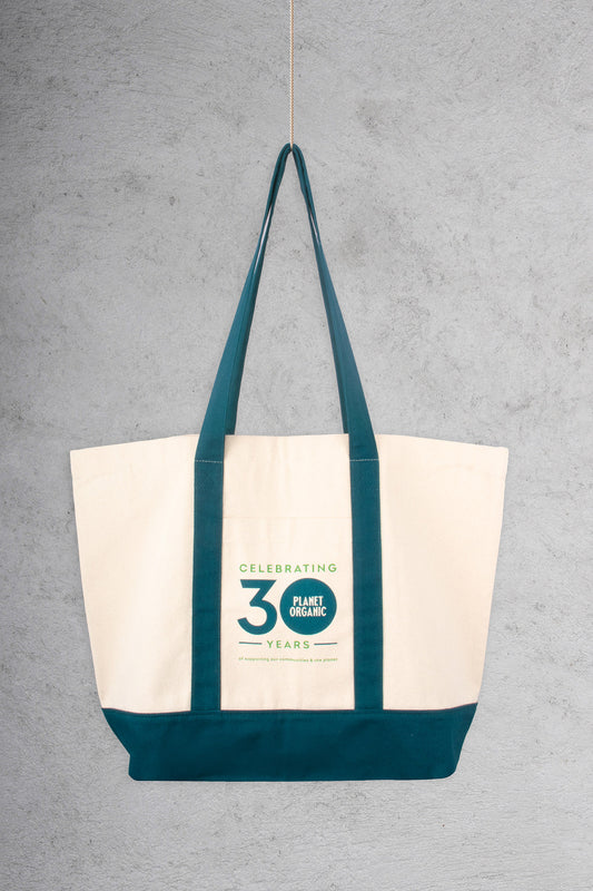 Planet Organic 30th anniversary Large Bag each