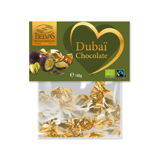 Belvas Dubai Pistachio Chocolate Truffles 100g