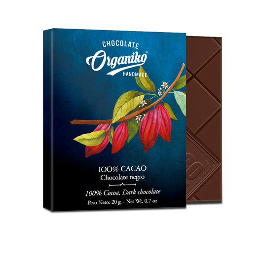 Chocolat Organiko 100% cocoa 20g