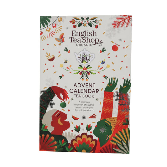 English Tea Shop Tea Book Cream Advent Calendar 25 bags