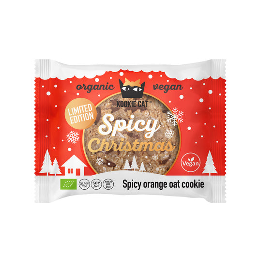 Kookie Cat Christmas Oranges & Spices Oat Cookie 50g