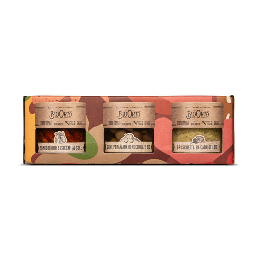 Organic Bio Orto Aperitivo Gift Box 3 x 212g