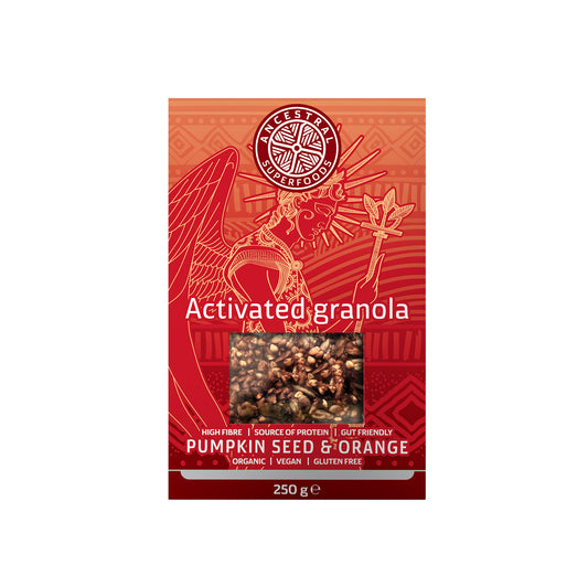 Ancestral Superfoods Activated Granola Pumpkin Seeds and Orange 250g