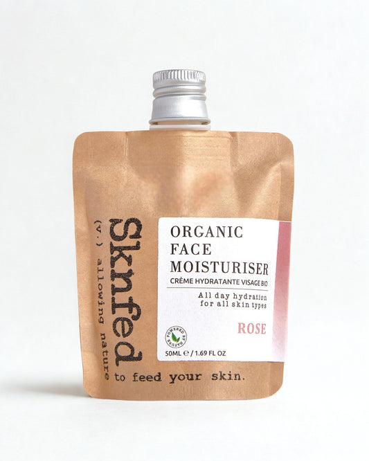 Sknfed Organic Face Moisturiser Rose 50g