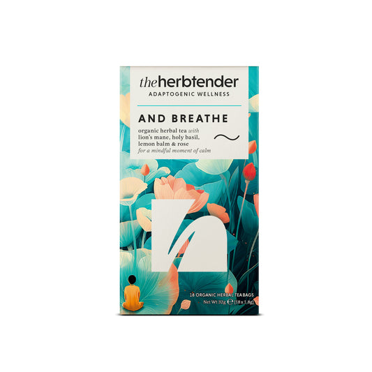 The Herbtender And Breathe Organic Herbal Tea 18 bags