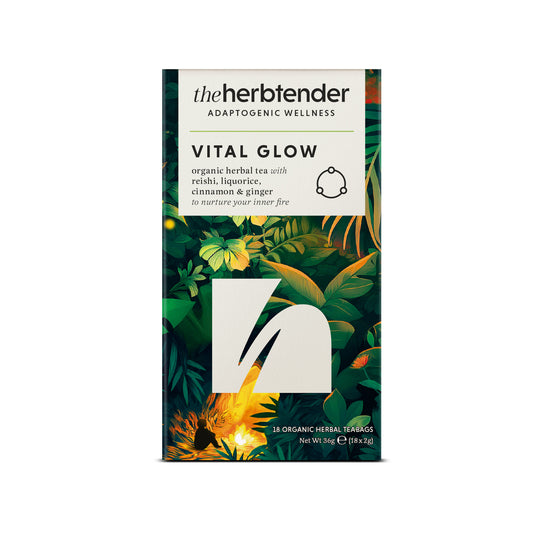 The HerbtenderVital Glow Organic Herbal Tea 18 bags