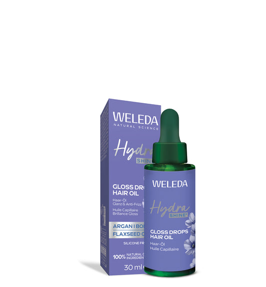 Weleda Hydra Shine Gloss Drops Hair Oil 30ml