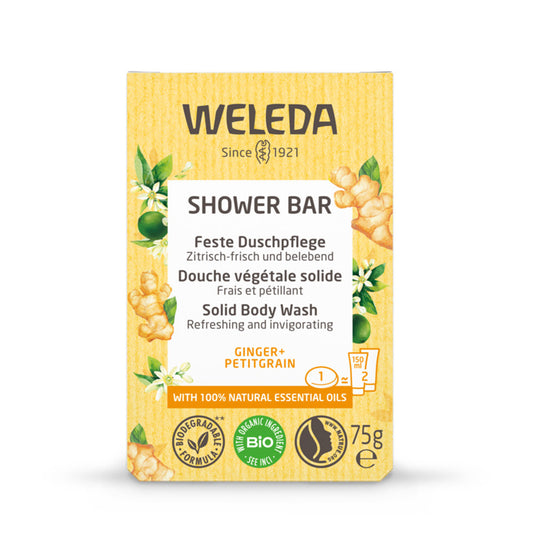 Weleda Ginger & Petitgrain Shower Bar 75g