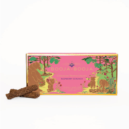 Booja Raspberry Scrunch Chocolate Truffle Loglets 115g