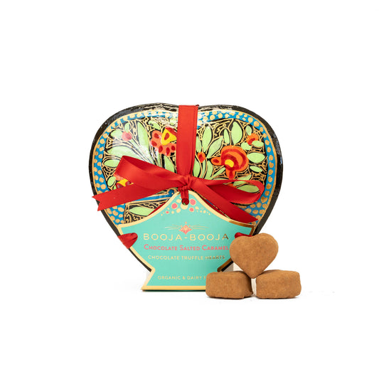 Booja Artist's Collection - Chocolate Salted Caramel Heart Truffles 115g
