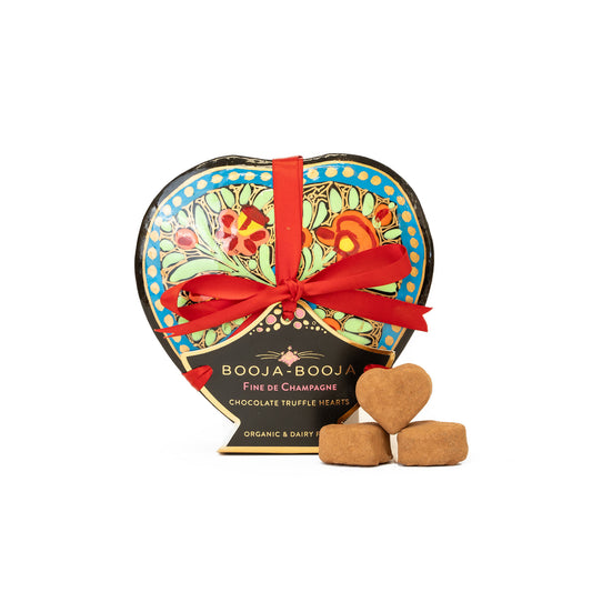 Booja Artist's Collection - Fine de Champagne Heart Truffles 115g
