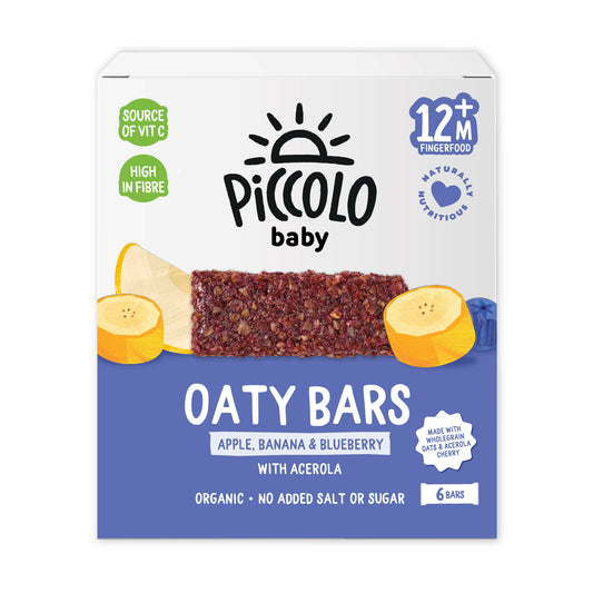 Piccolo Apple Banana Blueberry Oaty Bars 6x23g