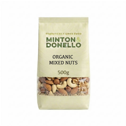 Minton & Donello Organic Mixed Nuts 500g
