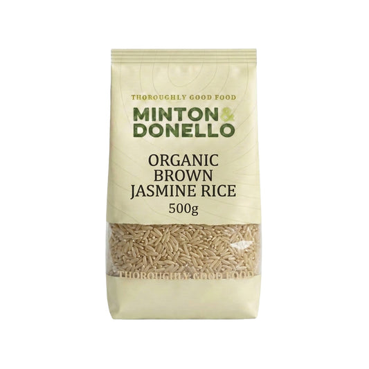 Minton & Donello Organic Brown Jasmine rice 500g