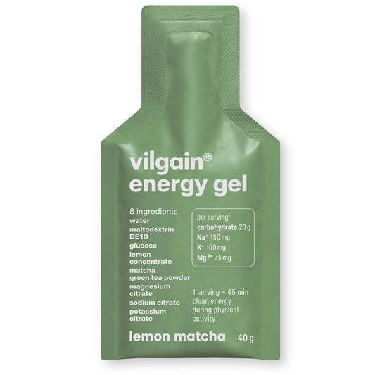 Vilgain Energy Gel Lemon Matcha 40g