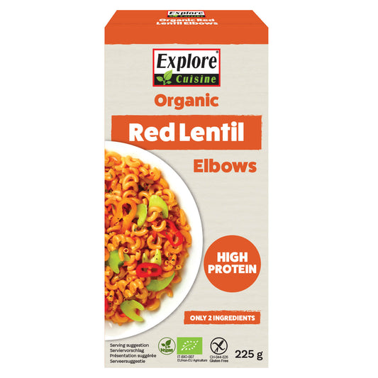 Explore Red Lentil Elbows 225g
