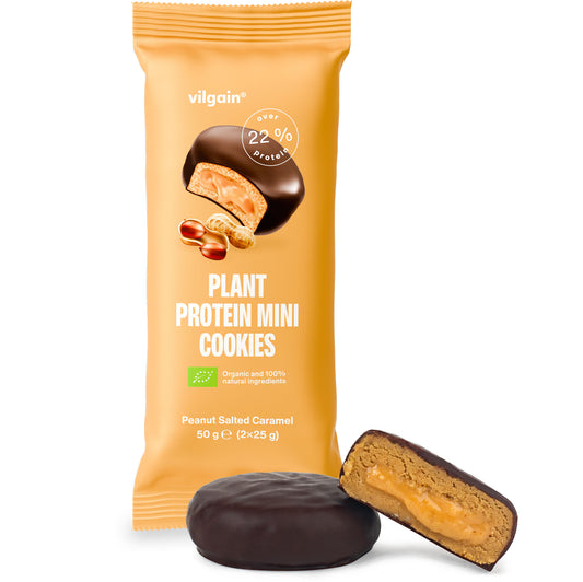 Vilgain Plant Protein Mini Cookies Peanut Salted Caramel 50g