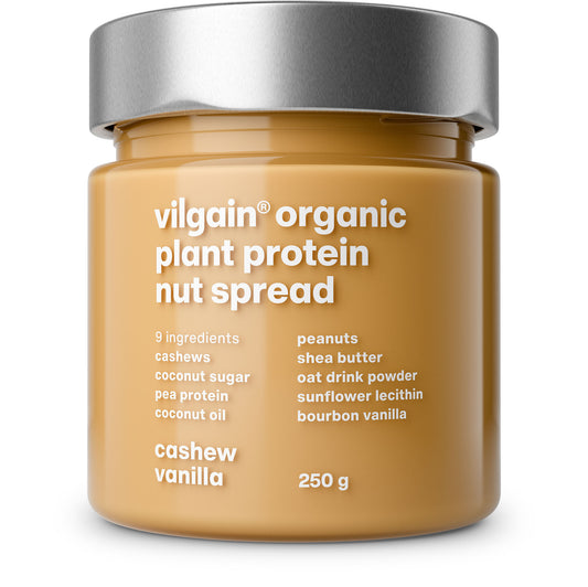 Vilgain organic plant protein nut spread - cashew,vanilla 250g
