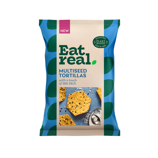Eat Real Multiseed Tortilla Sea Salt Chips 160g