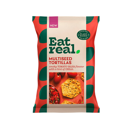 Eat Real Multiseed Tortilla Smoky Paprika Salsa Chips 160g