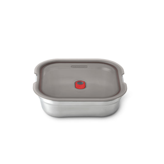 Black+Blum Microwavable Steel Food Box Square - Small 1.1L