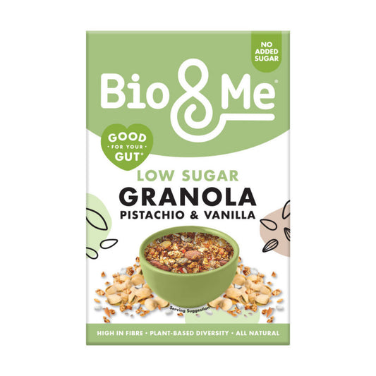 Bio&Me Pistachio and Vanilla Low Sugar Granola 360g