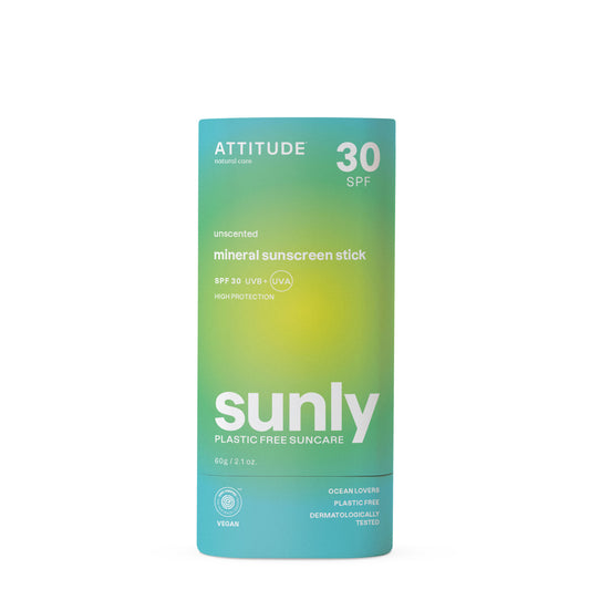 Attitude Sunscreen Stick Unscented SPF30 60g
