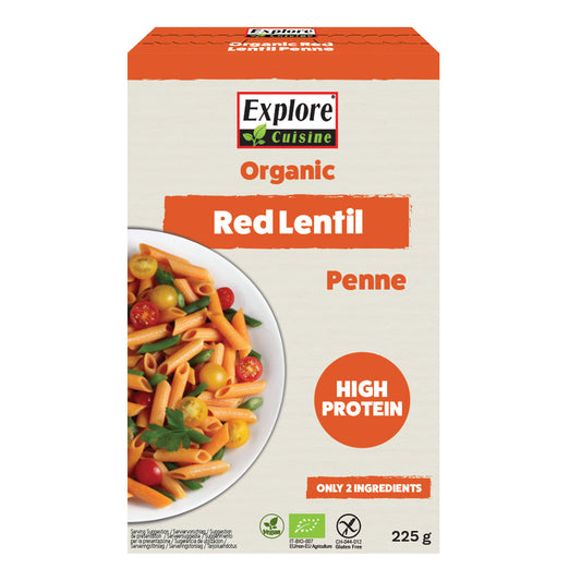 Explore Cuisine Red Lentil Penne 225g