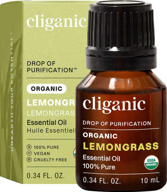 Cliganic Organic Lemongrass Oil 10ml