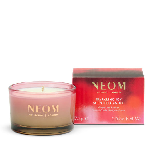 NEOM SPARKLING JOY TRAVEL CANDLE 75g