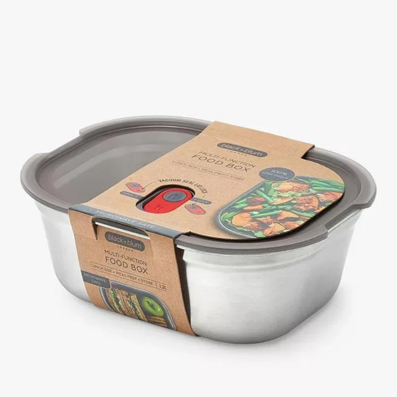 Black+Blum Multifunction Steel Food Box - Large 1.2L | Planet Organic