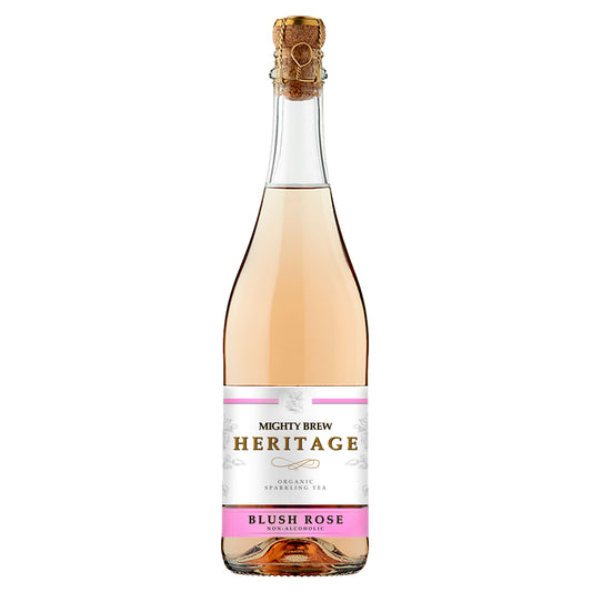 Mighty Brew Heritage Blush Rose Organic Kombucha 750ml